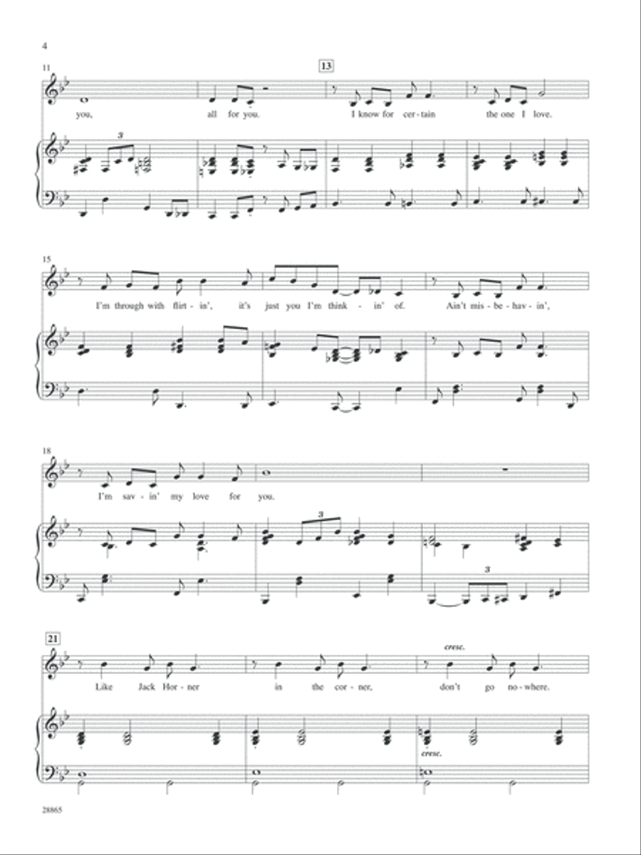 Love Songs for Solo Singers Piano Accompaniment scores gallery preview page 4
