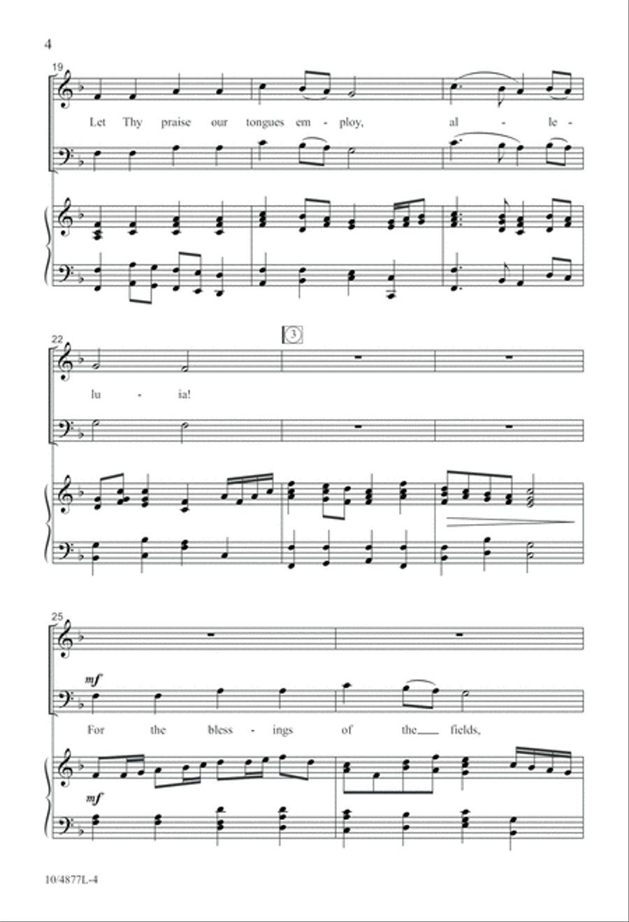 Praise to God, Immortal Praise 4-Part scores gallery preview page 4