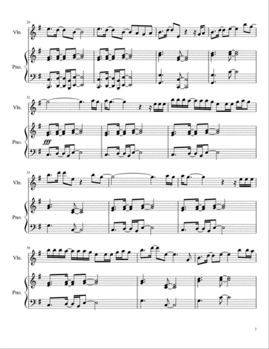 Ocean Eyes Ocean Eyes Violin Solo scores gallery preview page 3