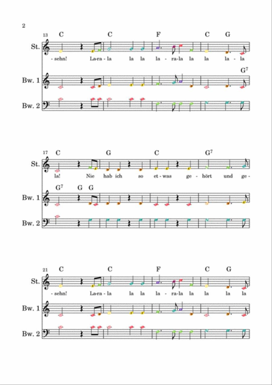 Das klinget so herrlich Das klinget so herrlich Score and Parts scores gallery preview page 2