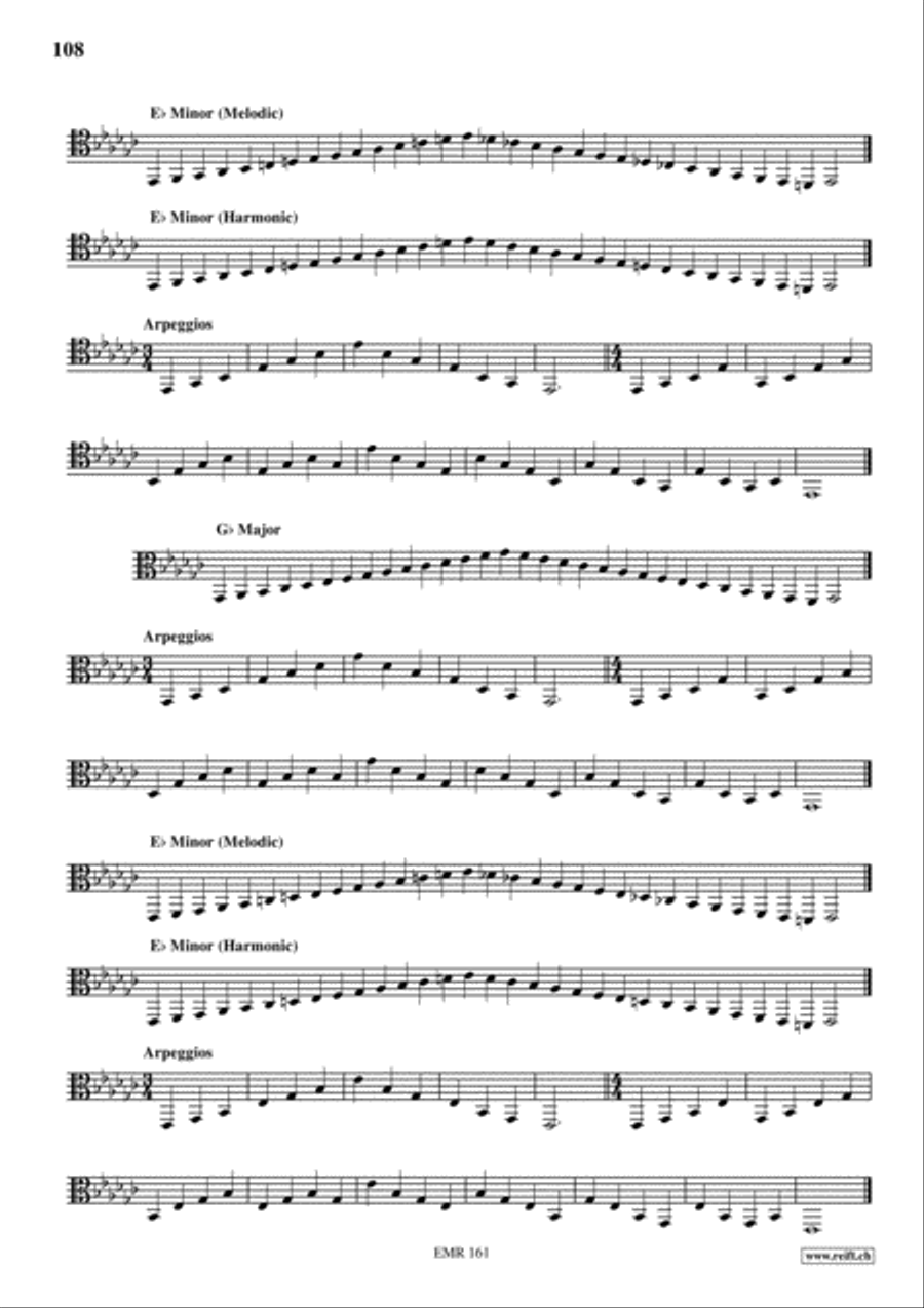 Studies in all Clefs Trombone Solo scores gallery preview page 49