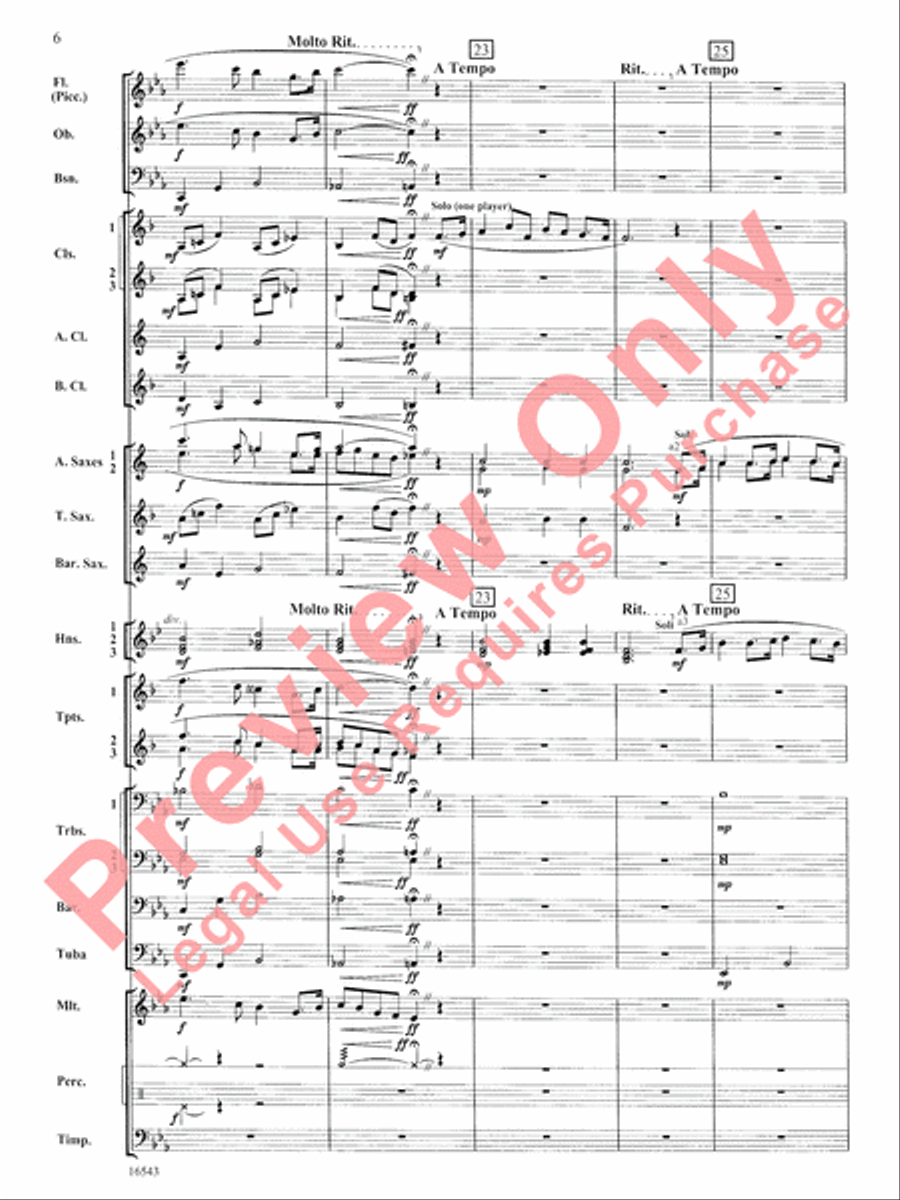The Emerald Isle Concert Band scores gallery preview page 7