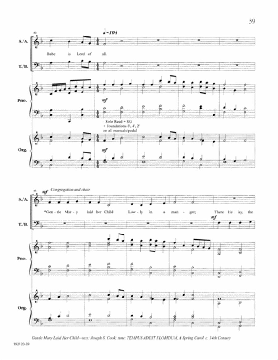 Let the People Sing at Christmas 4-Part scores gallery preview page 43