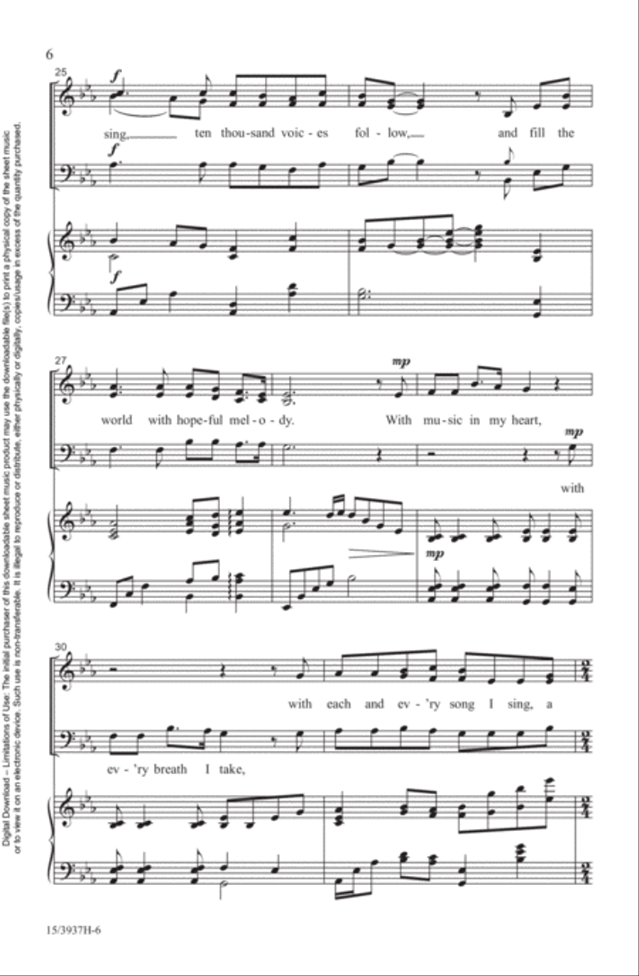When I Sing 3-Part scores gallery preview page 6