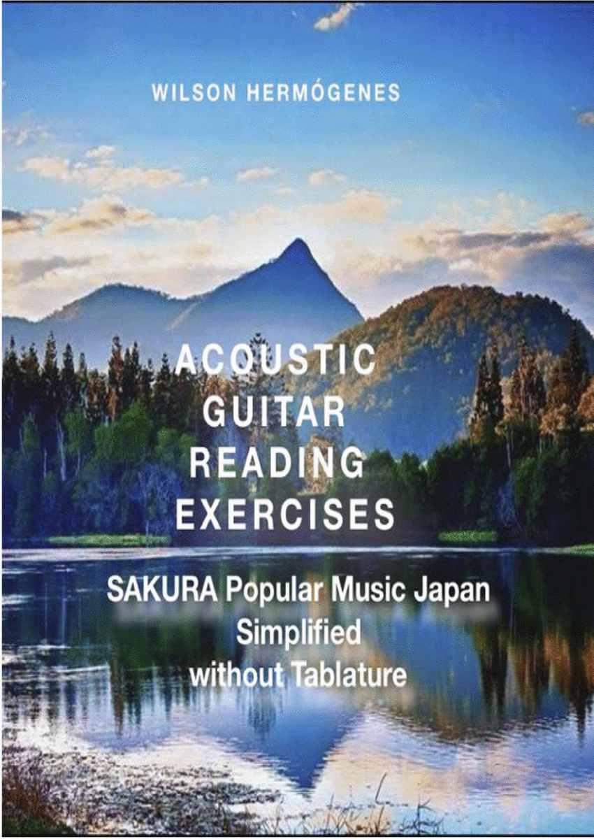 Acoustic Guitar Reading Exercises ( Sakura Popular Music Japan Simplified Without Tablature ) image number null