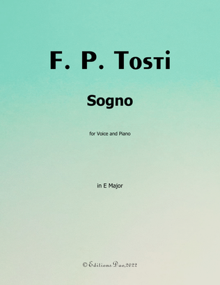 Sogno, by Tosti, in E Major