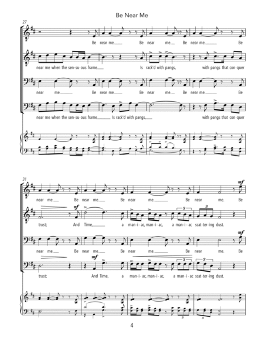 Be Near Me (TTBB) TTBB scores gallery preview page 6