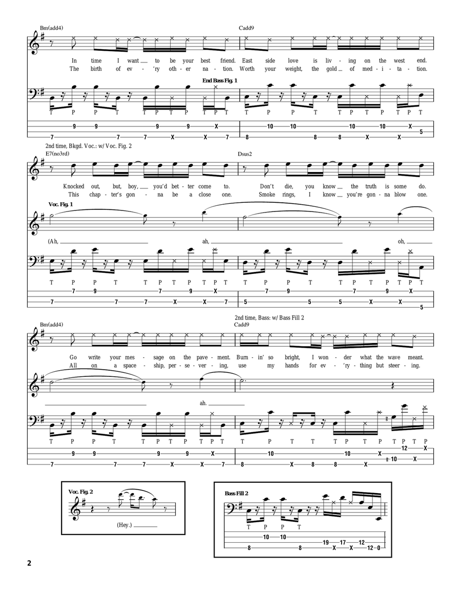 Can't Stop Acoustic Guitar scores gallery preview page 2