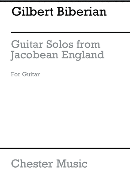 Guitar Solos From Jacobean England