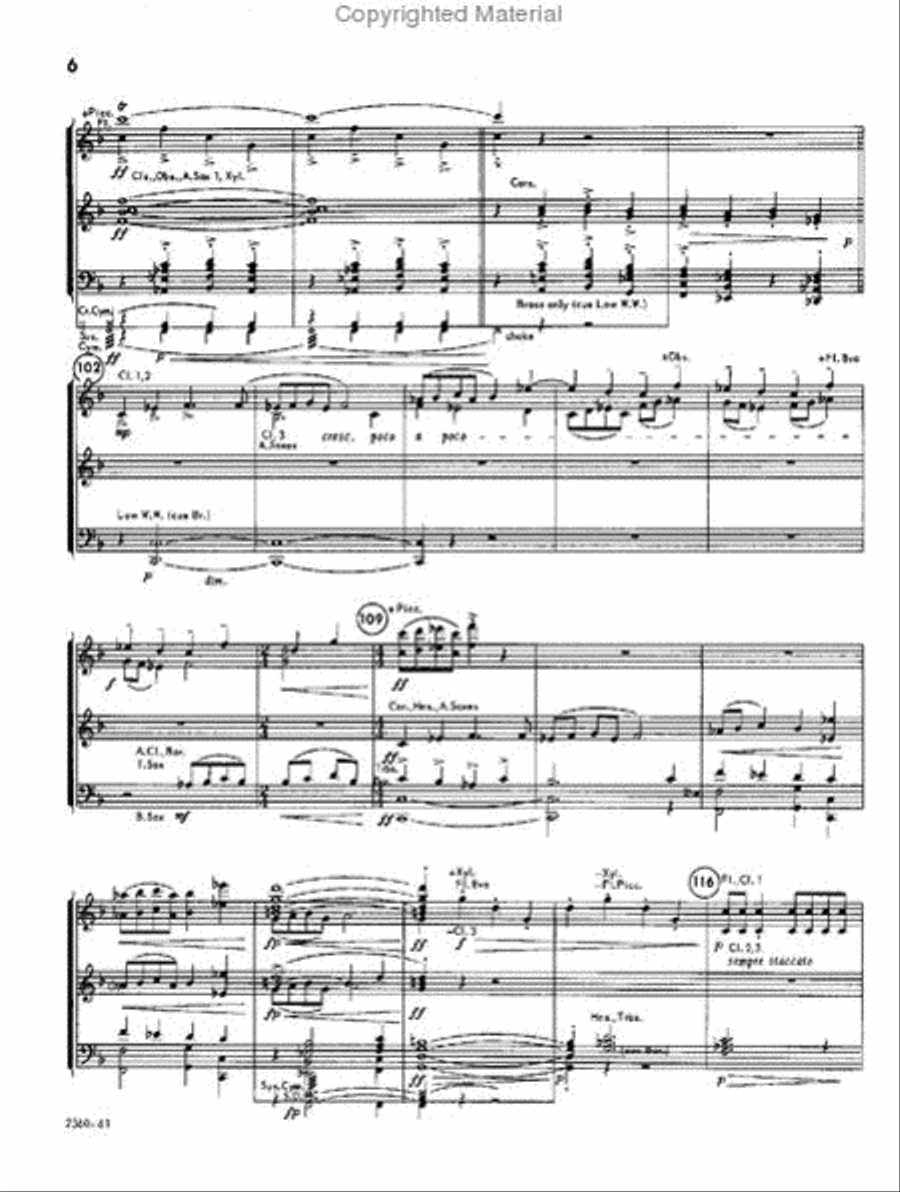 Synopsis for Band Concert Band scores gallery preview page 7