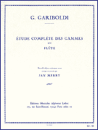 Book cover for Etude Complete Des Gammes