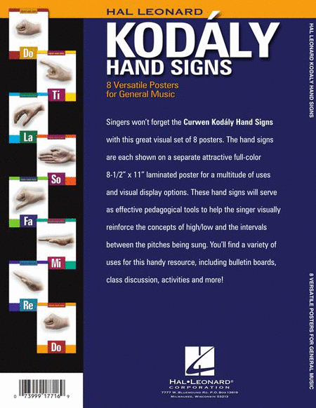 Hal Leonard Kodály Hand Signs