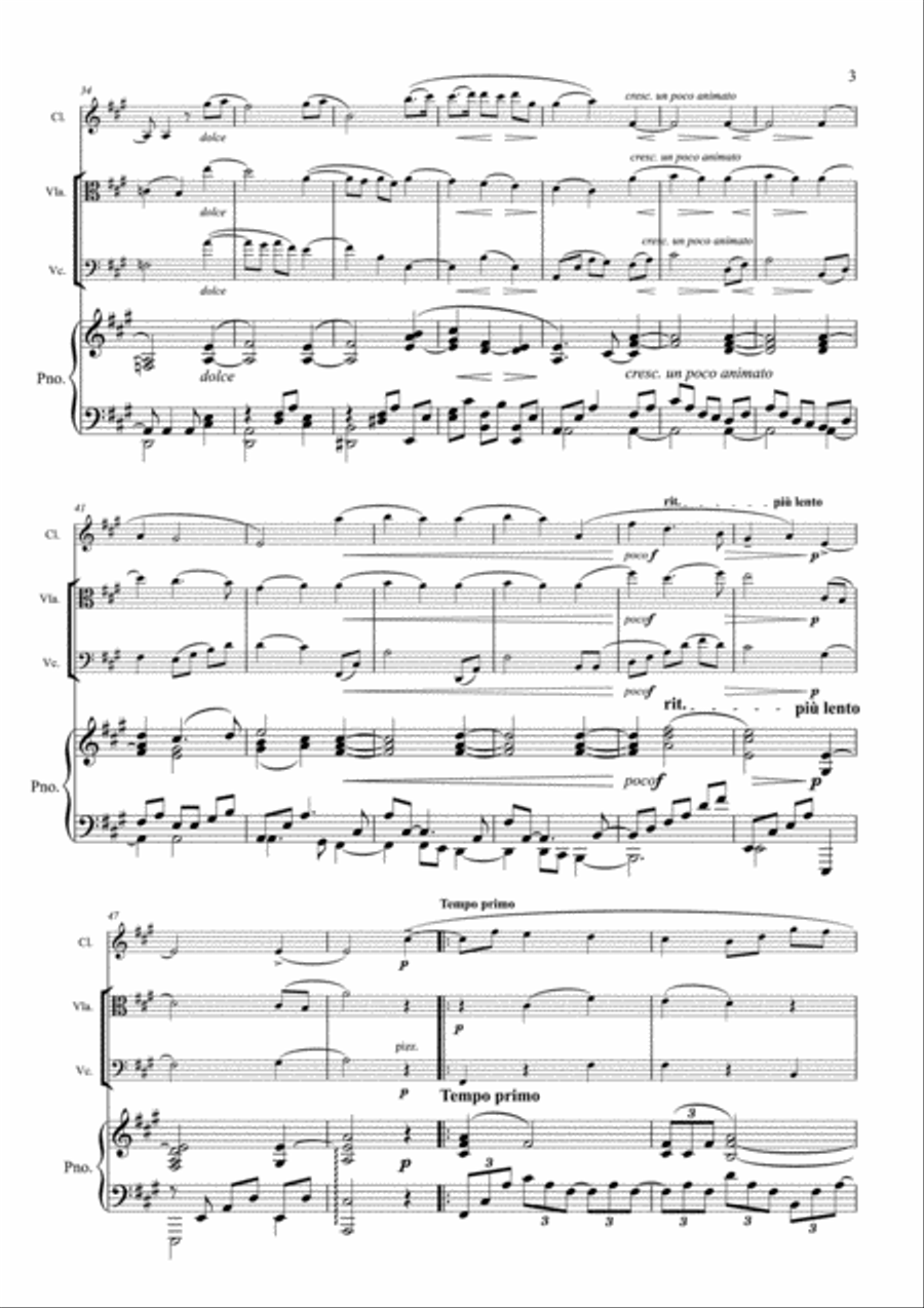 Brahms Intermezzo Op.118 No.2 Viola, Cello & Piano by Johannes Brahms Small