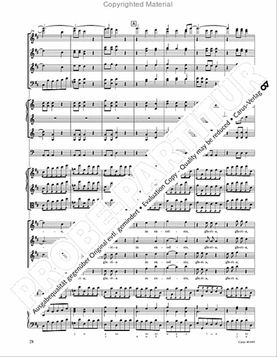 Missa solemnis Missa solemnis 4-Part scores gallery preview page 44