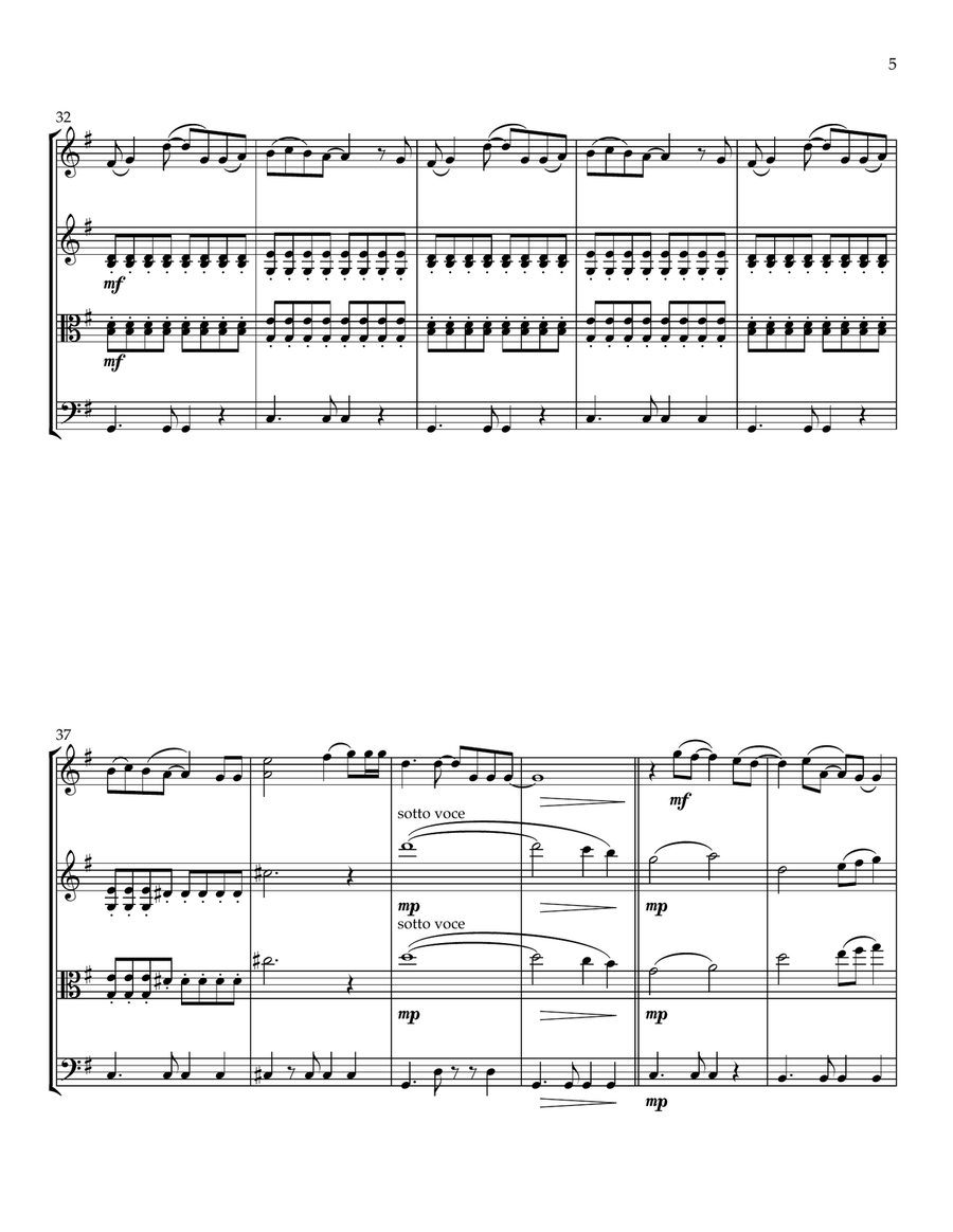 I Found Love String Trio scores gallery preview page 6