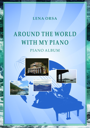 Book cover for Around the World with My Piano, Piano Album