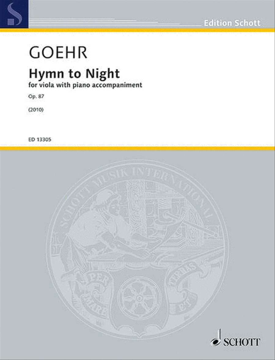 Hymn to Night Piano Accompaniment scores gallery preview page 1