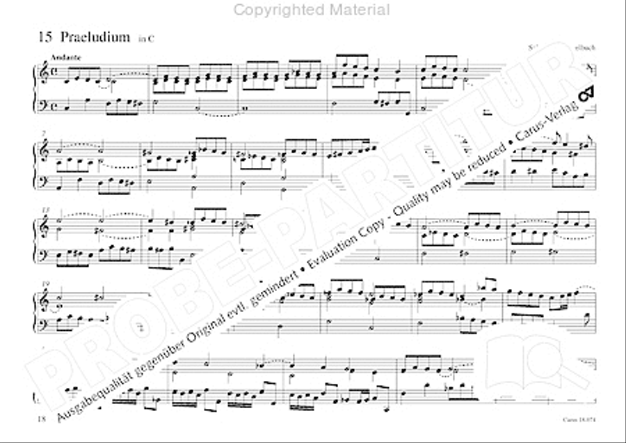 Organo pleno. Orgelstucke zum Ein- und Auszug Organ Solo scores gallery preview page 26
