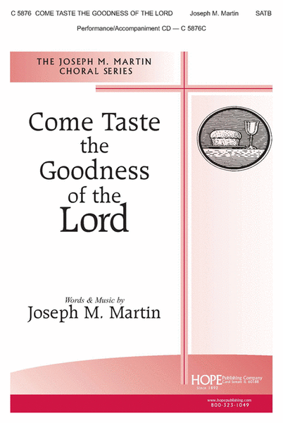 Come Taste the Goodness of the Lord image number null