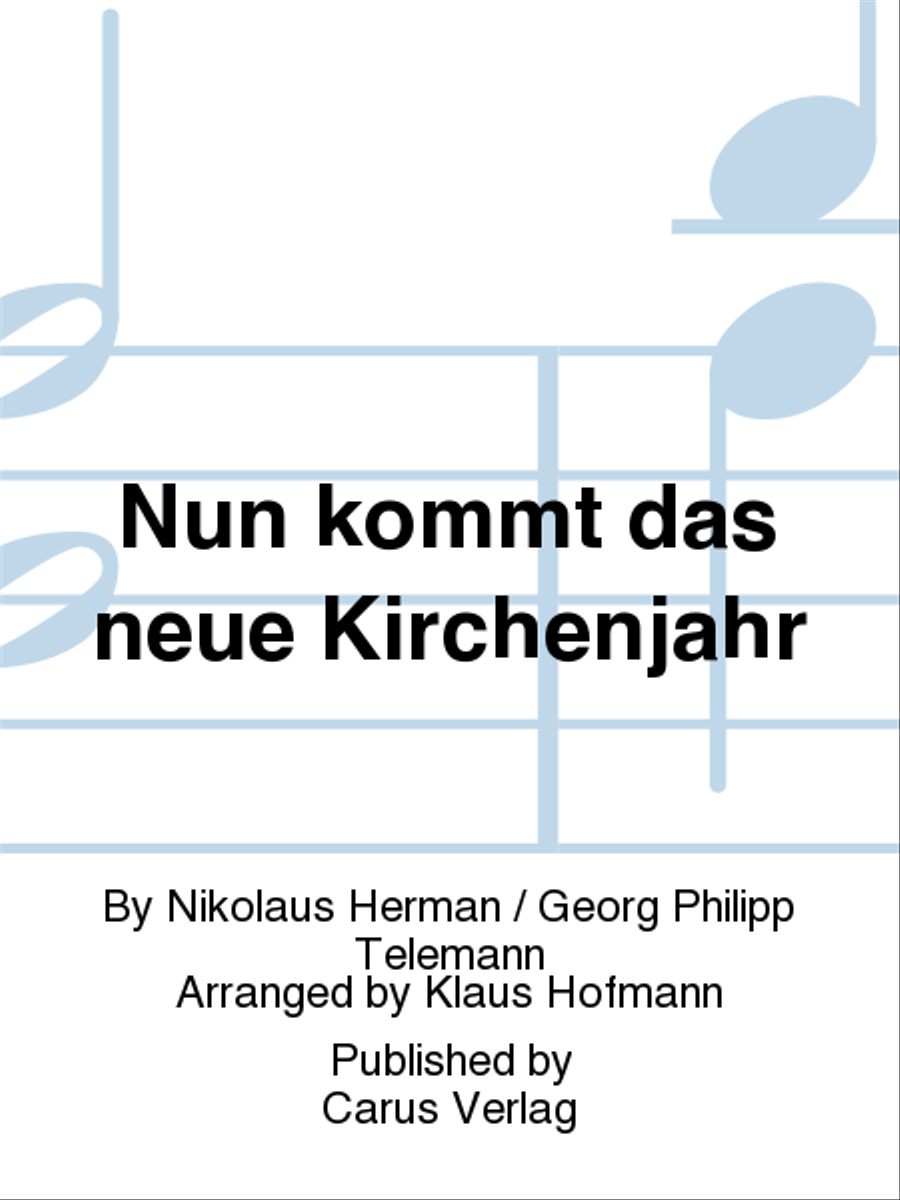 Nun kommt das neue Kirchenjahr 3-Part scores gallery preview page 1