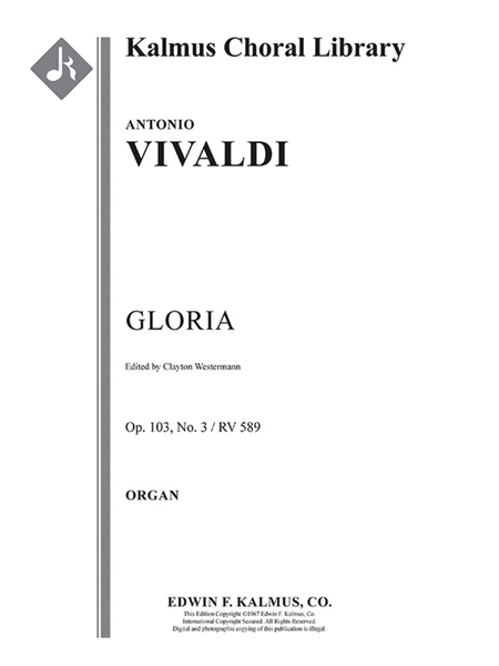 Gloria in D, Op. 103 No. 3/ RV 589