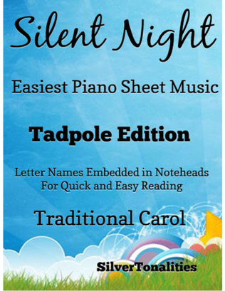 Silent Night Easiest Piano Sheet Music 2nd Edition