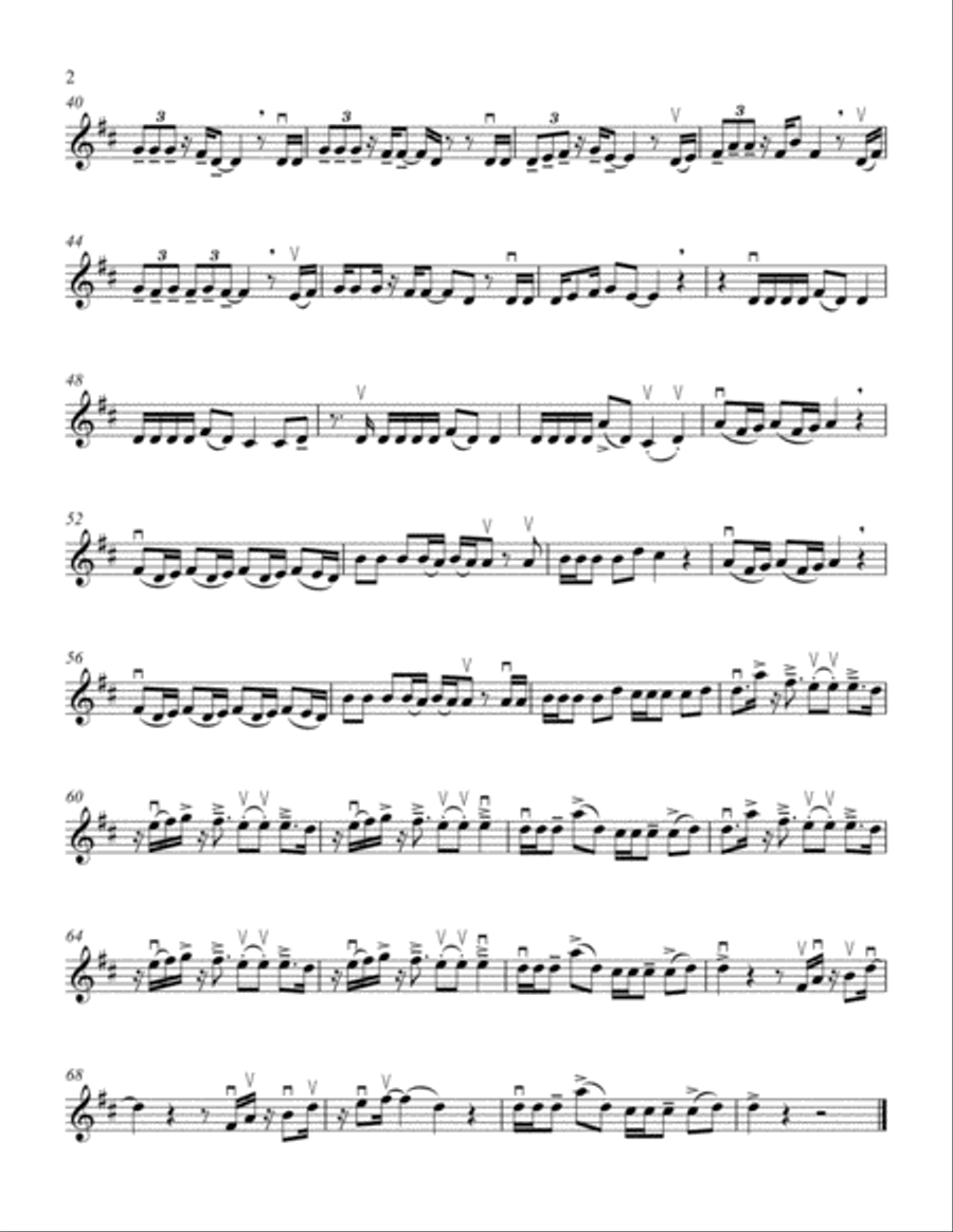 Memories Violin Solo scores gallery preview page 2