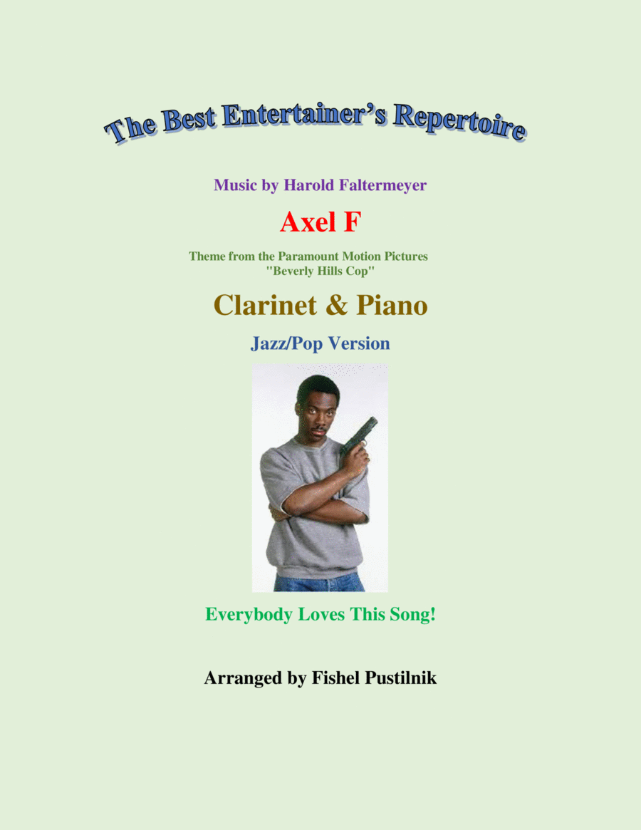 Axel F Clarinet Solo scores gallery preview page 1