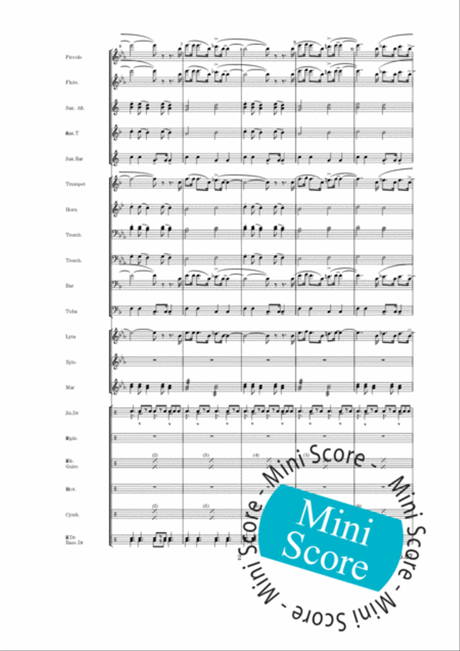 Rosevalley Blues Percussion scores gallery preview page 6