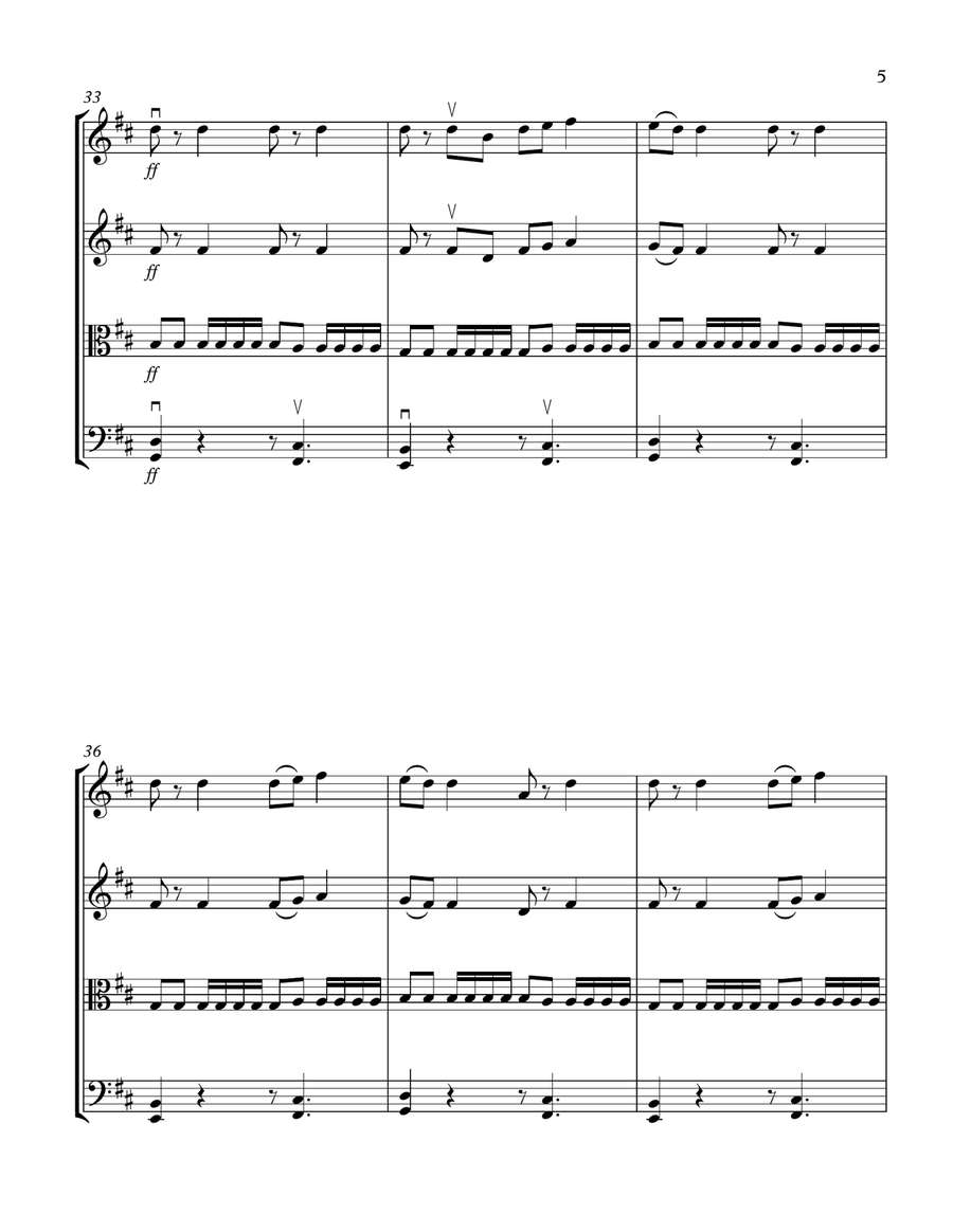 If I Can't Have You String Quartet scores gallery preview page 5