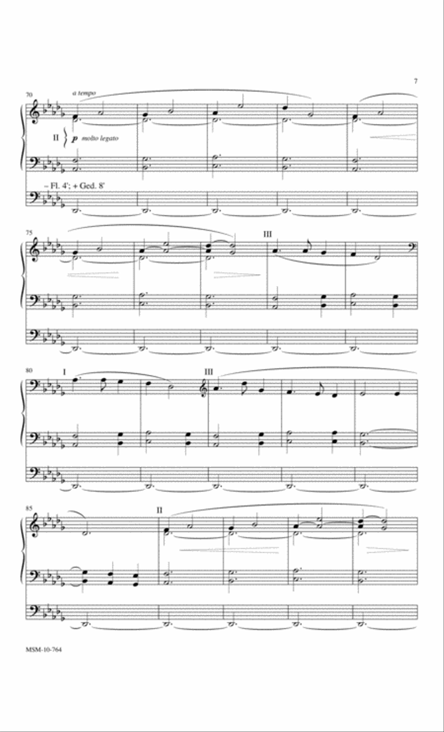 In Thee Is Gladness Organ scores gallery preview page 5