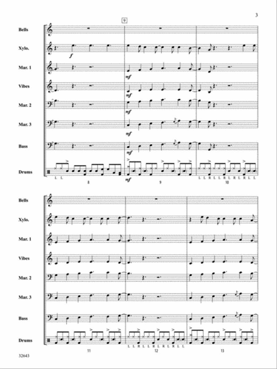 Fool in the Rain Small Ensemble scores gallery preview page 3