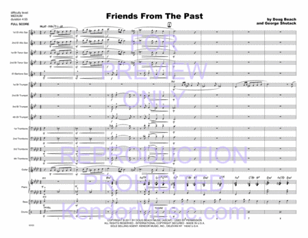 Friends From The Past (Full Score)