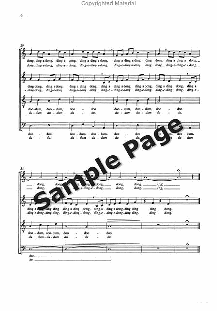 Songs 7 Shakespeare Comedies#5-6 4-Part scores gallery preview page 6