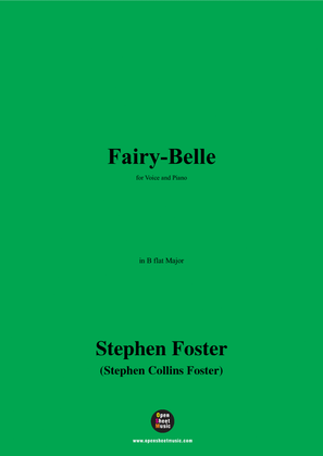 Book cover for S. Foster-Fairy-Belle,in B flat Major