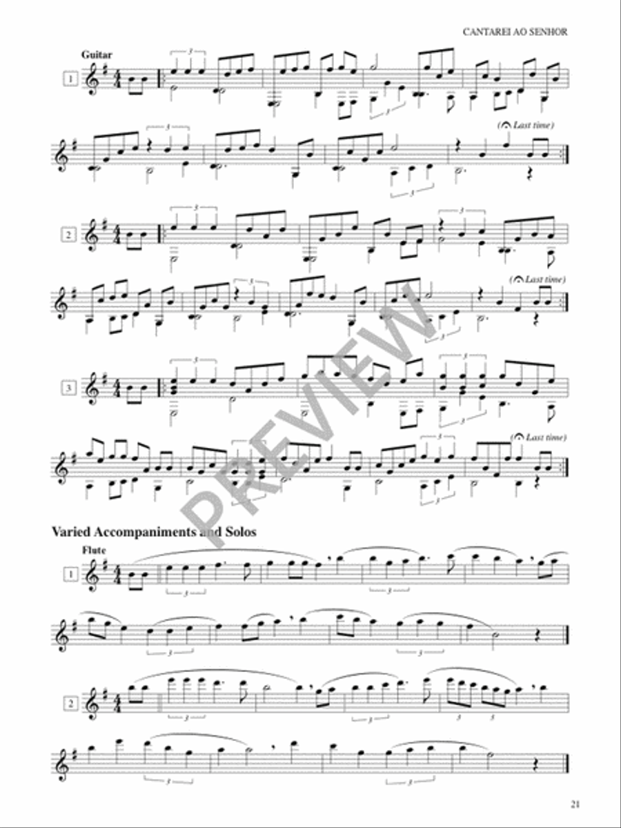 Christe Lux mundi - Instrument edition Guitar scores gallery preview page 23