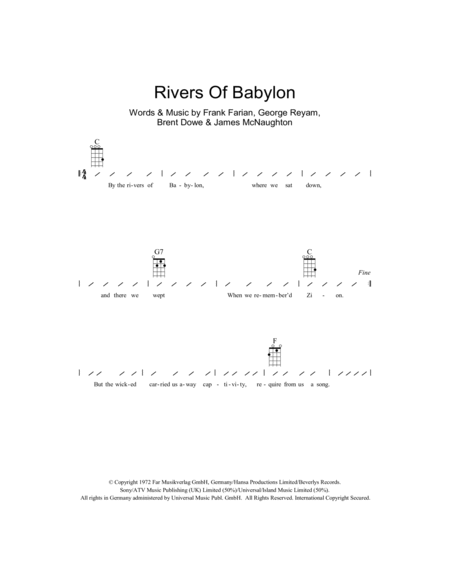 Rivers Of Babylon