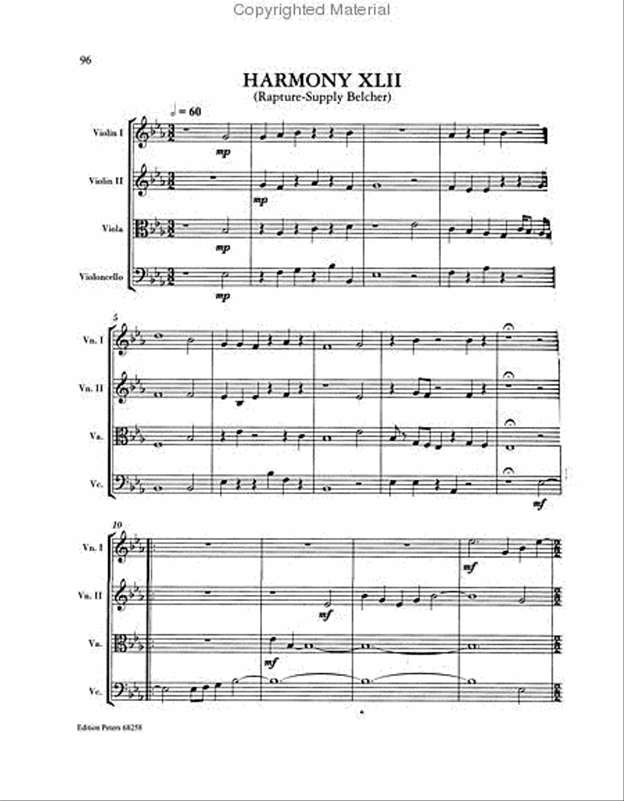44 Harmonies from Apartment House 1776 String Quartet scores gallery preview page 4