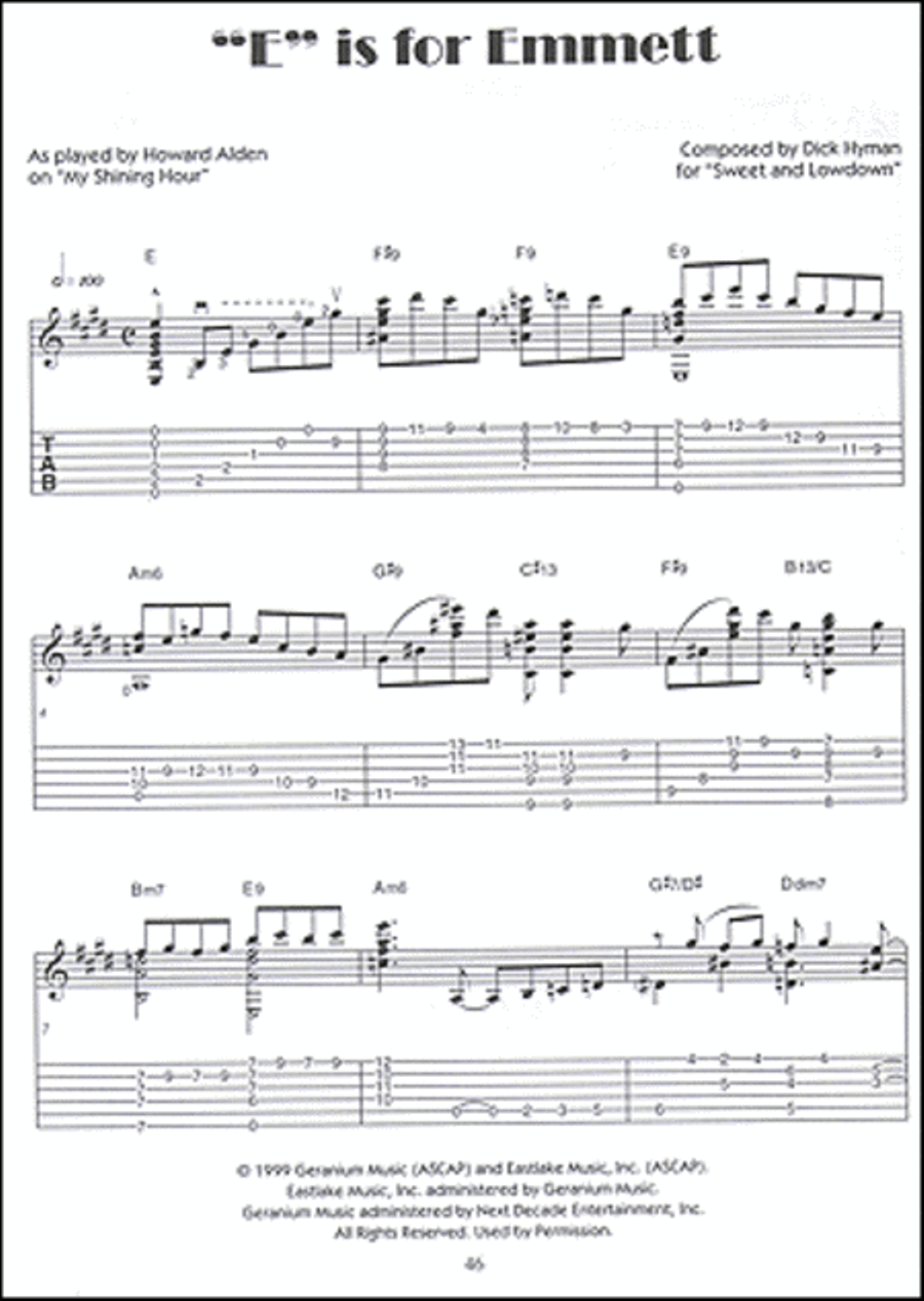 Sweet and Lowdown Guitar scores gallery preview page 3