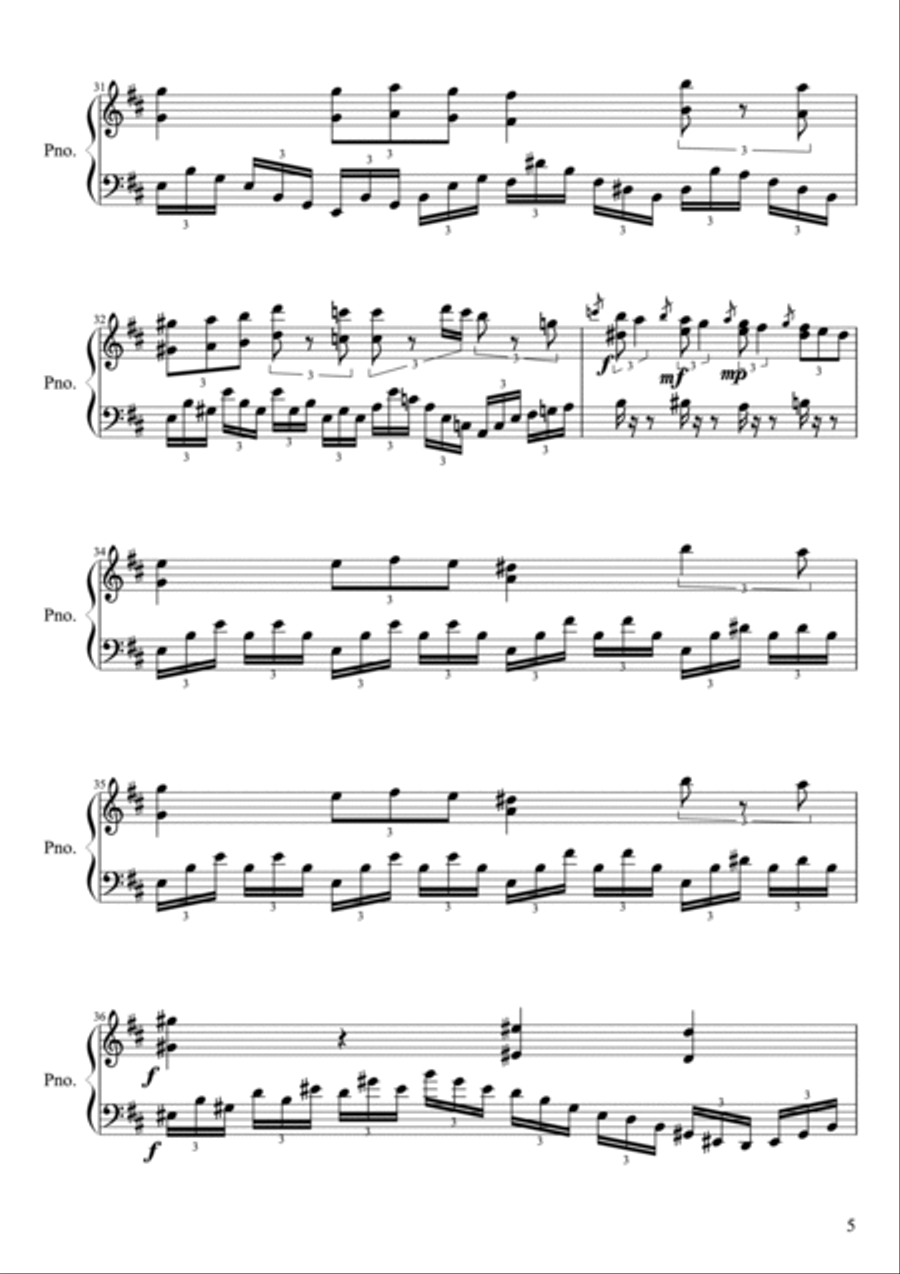 The Leviathan Piano Solo scores gallery preview page 5