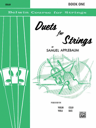 Book cover for Duets for Strings, Book 1