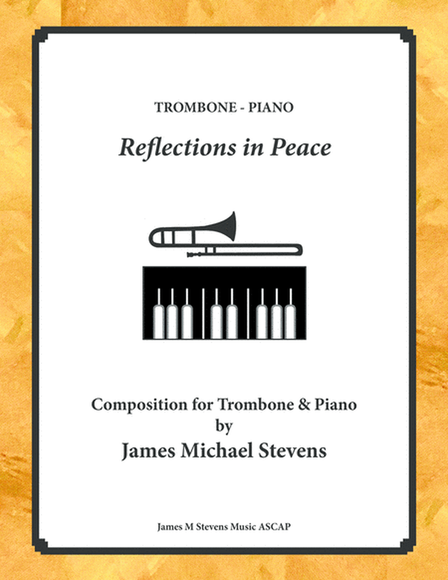 Reflections in Peace - Trombone & Piano image number null