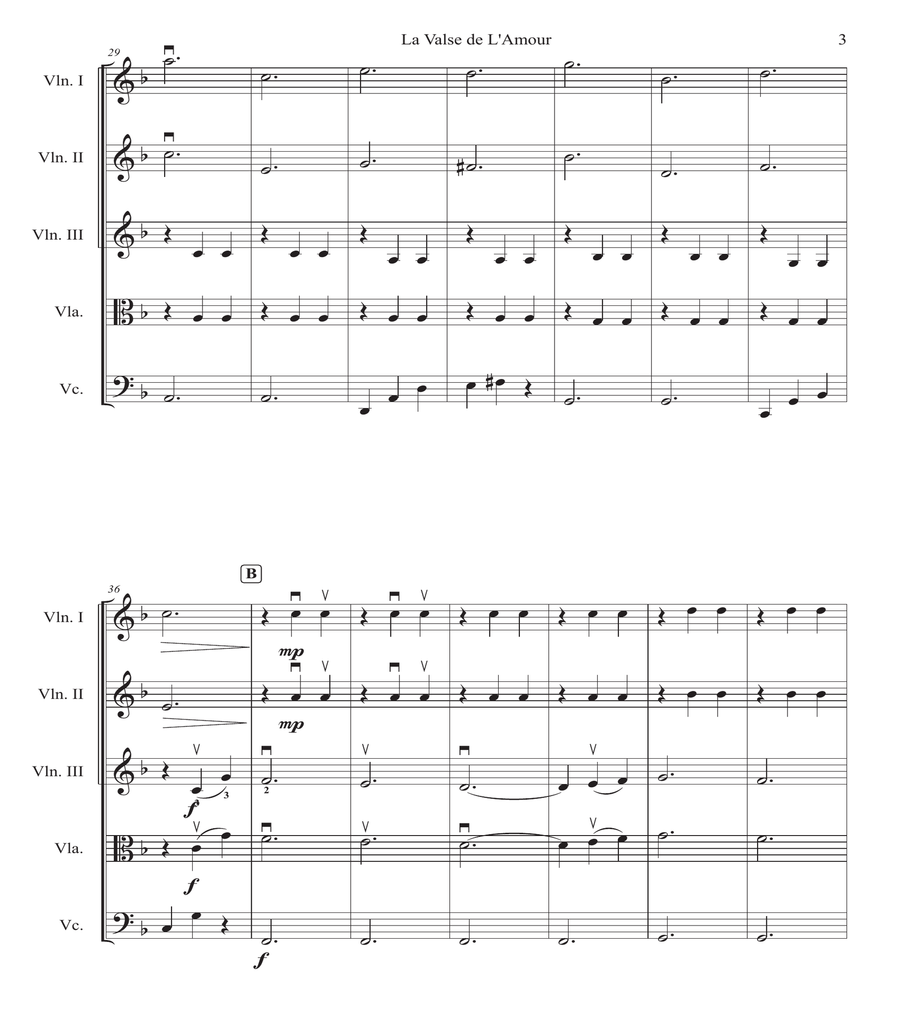 La Valse De L'amour