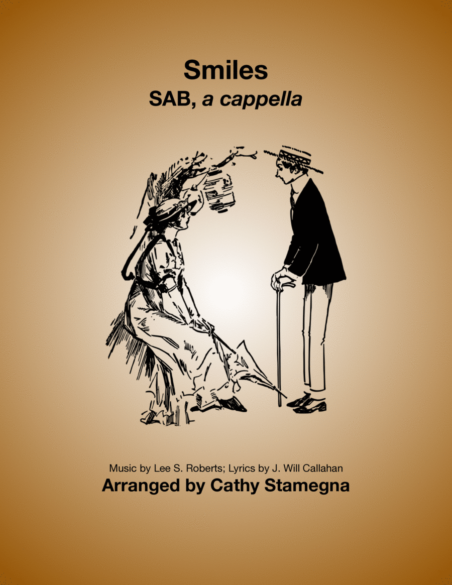 Smiles (SAB, a cappella) 3-Part scores gallery preview page 1