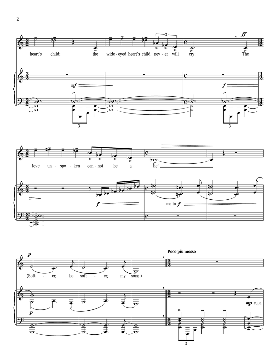 Afterthought Piano, Vocal scores gallery preview page 2