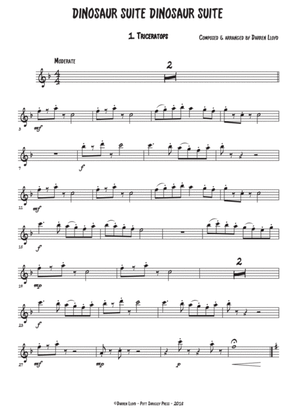 Dinosaur Suite for Solo Flute & Piano