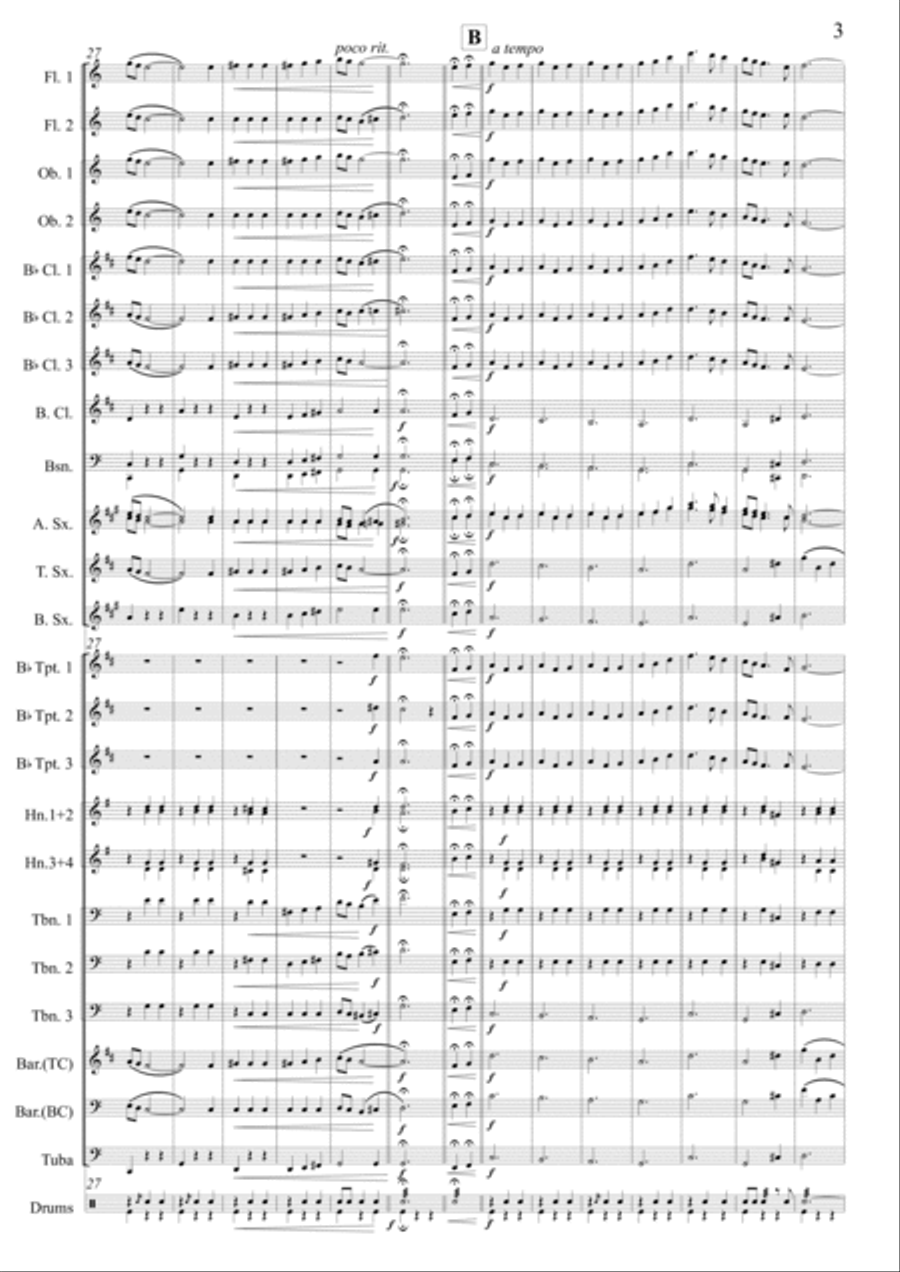 Poisoning Pigeons in the Park Concert Band scores gallery preview page 4