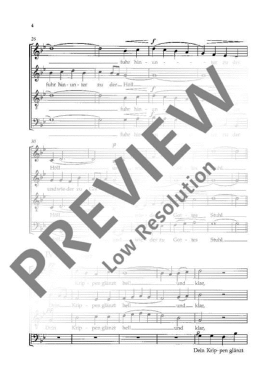Now come, the gentiles' savior 4-Part scores gallery preview page 5