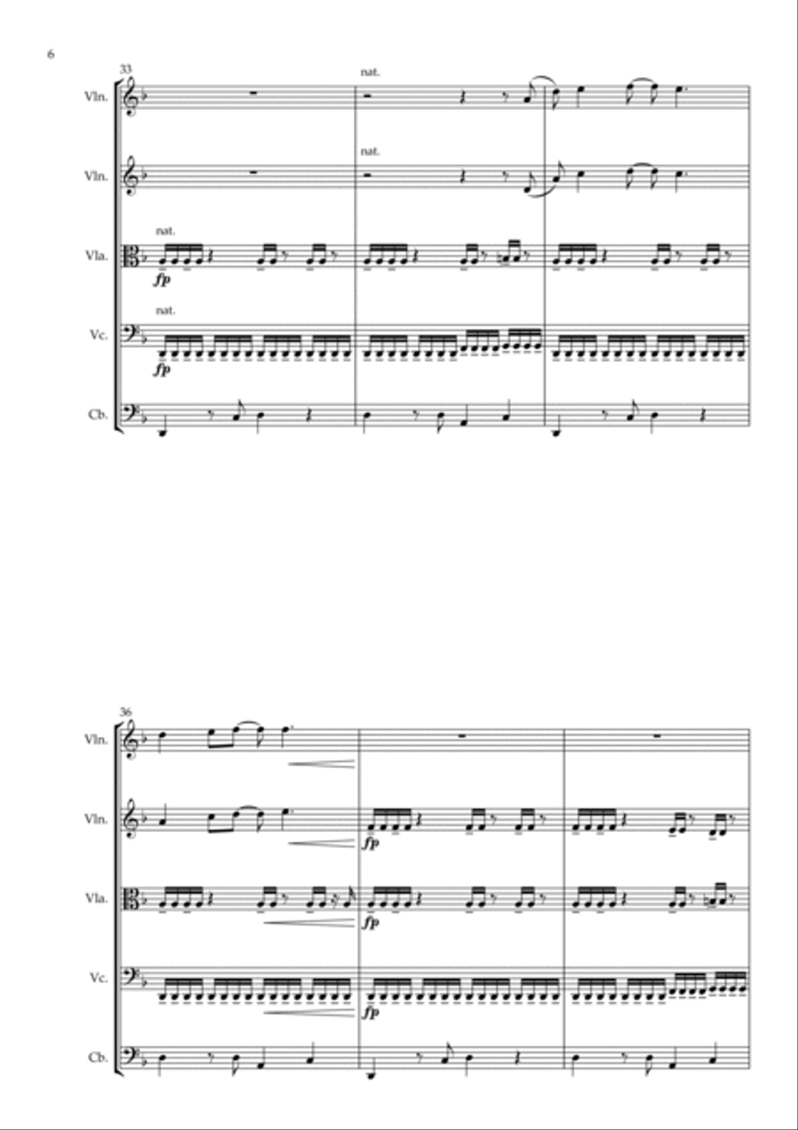 Another Brick In The Wall Cello scores gallery preview page 6