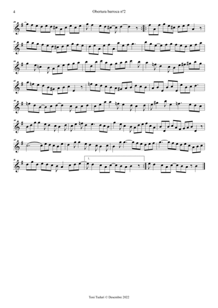 Baroque Overture nº2 in G Major image number null
